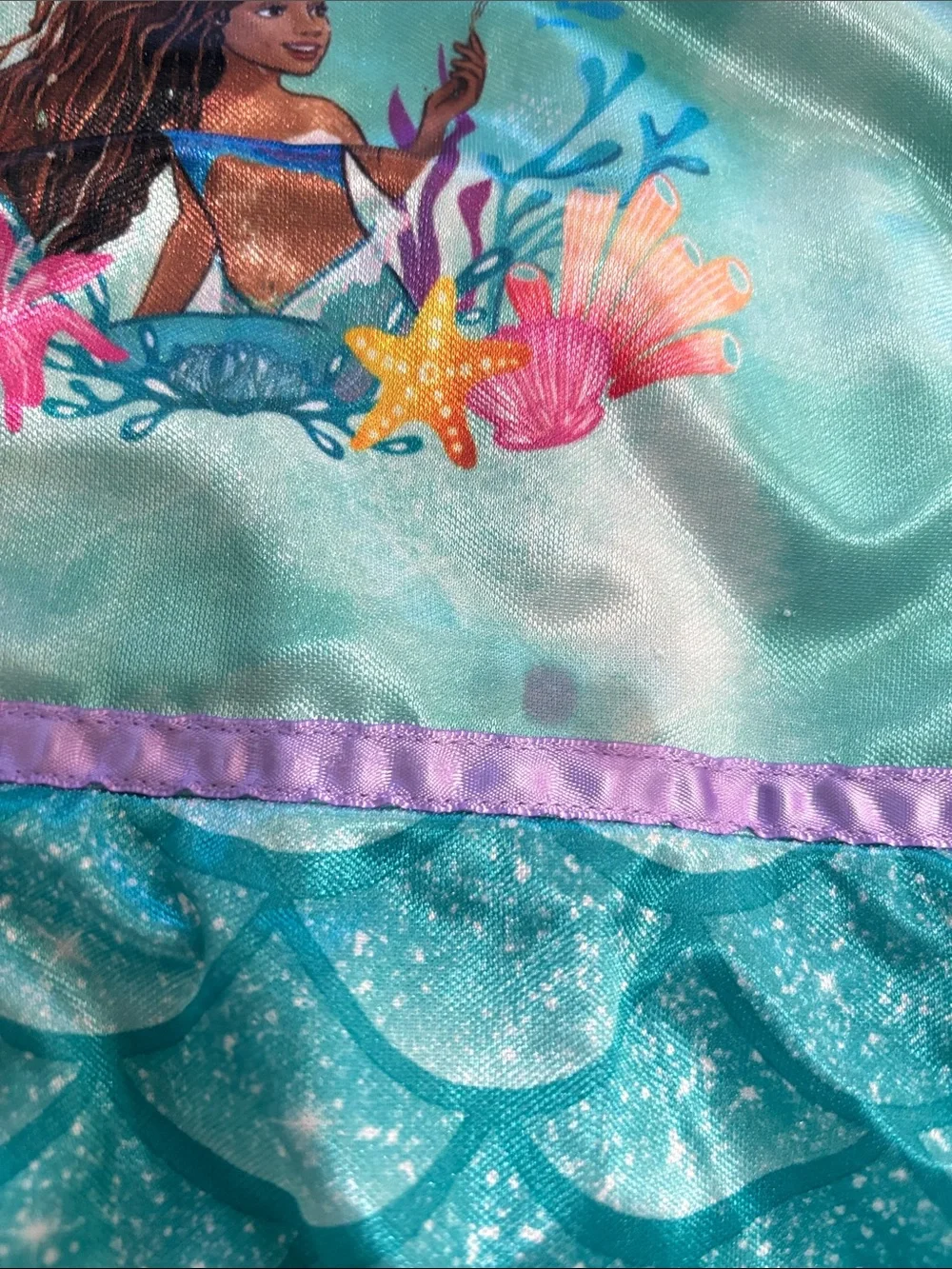 Girls Character Dress Lot - night gowns Disney Prints (Red, Teal, Purple, Pink) - Picture 6 of 6